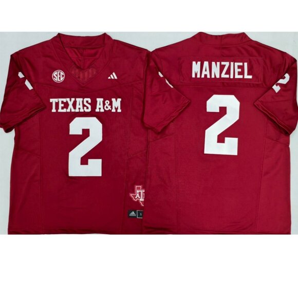 Mens Youths Select Size For Johnny Manziel Stitched Jersey Maroon Vapor - Picture 2 of 2